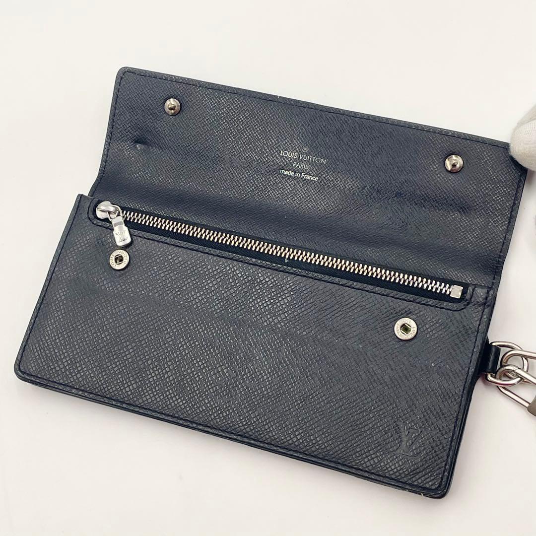 極美品✨ルイヴィトン タイガ ポルトフォイユ・アコルディオン 長財布 チェーン