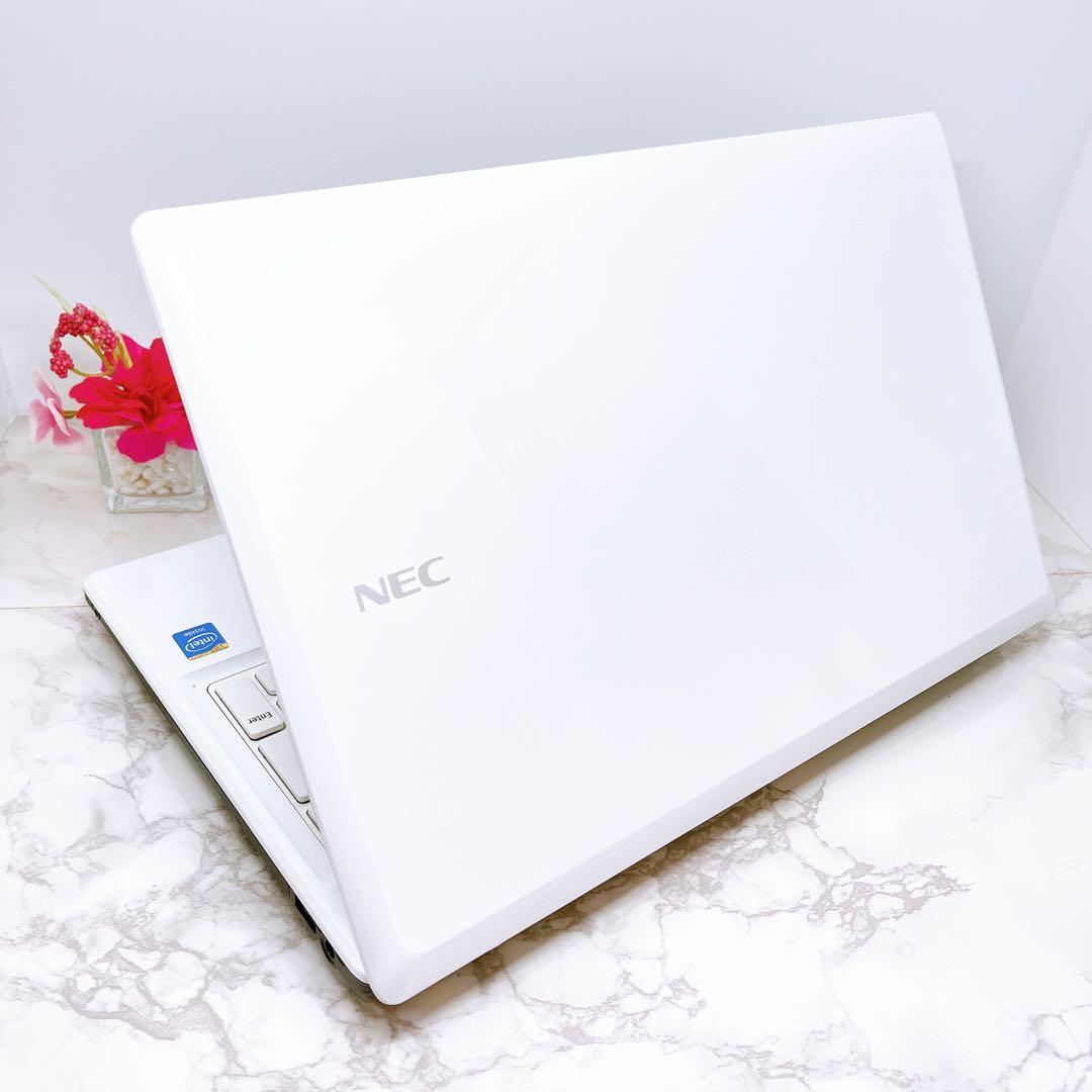 美品❤️ 【初心者・即使用可】NEC 白色 手軽にスタート♪設定済み 中古パソコン