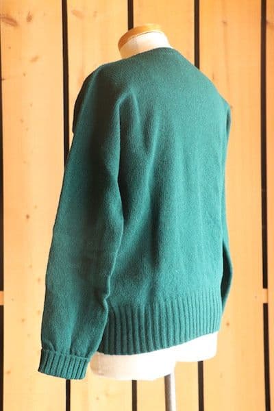 ANATOMICA SHETLAND SWEATER ダークグリーン 40