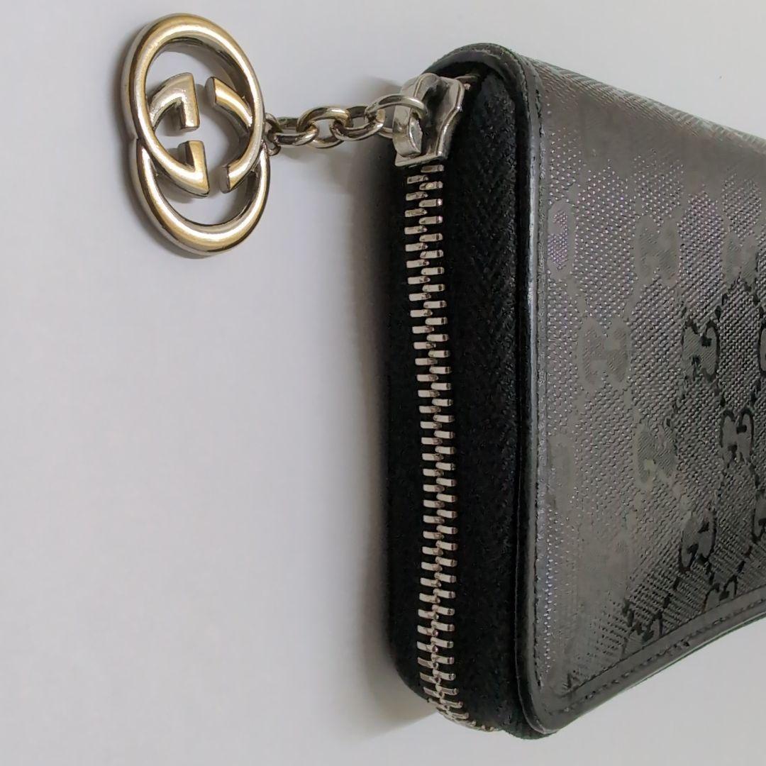 GUCCI グッチ ラウンドファスナー長財布 GGインプリメ
