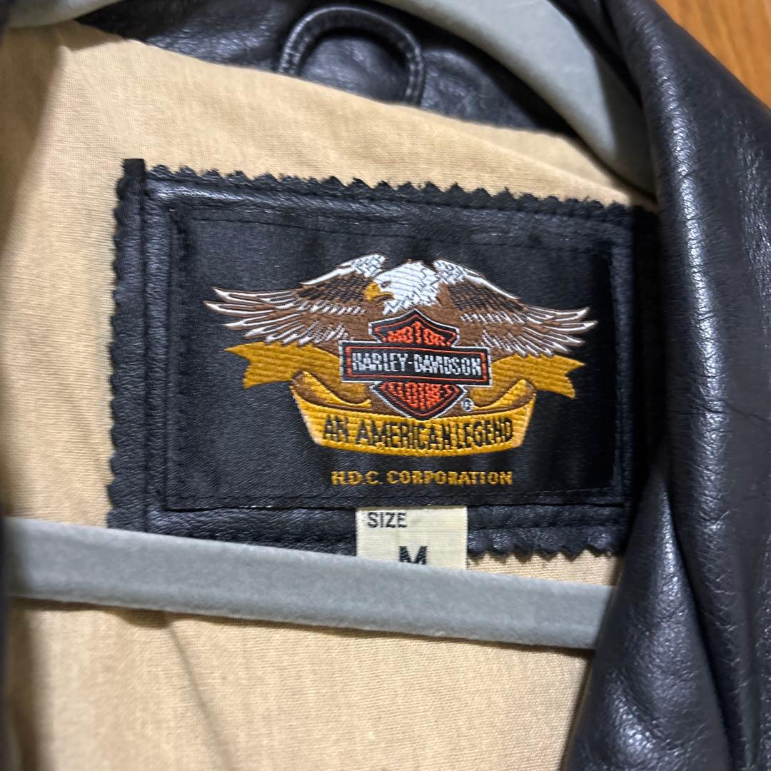 Harley-Davidson シングルライダース　ジャケット　ブラック