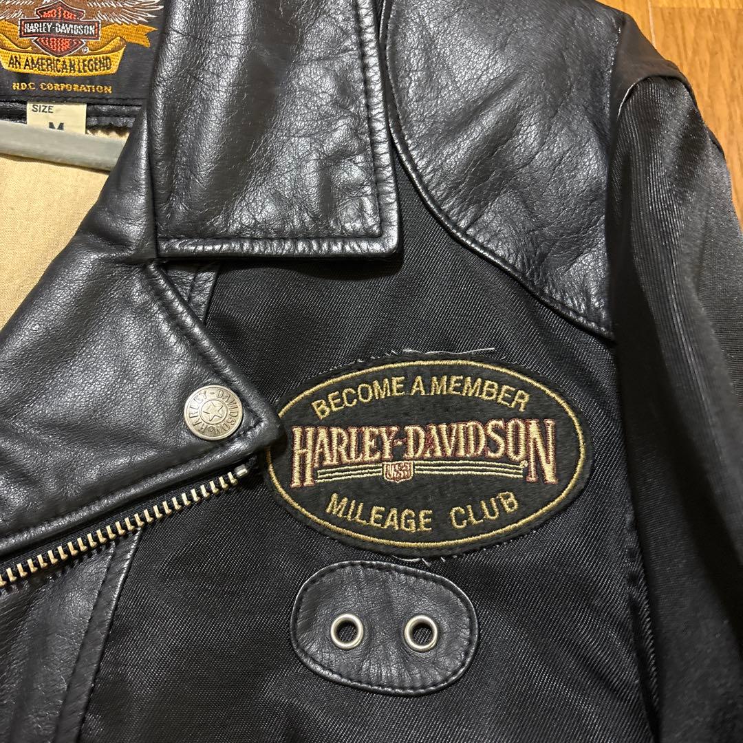 Harley-Davidson シングルライダース　ジャケット　ブラック