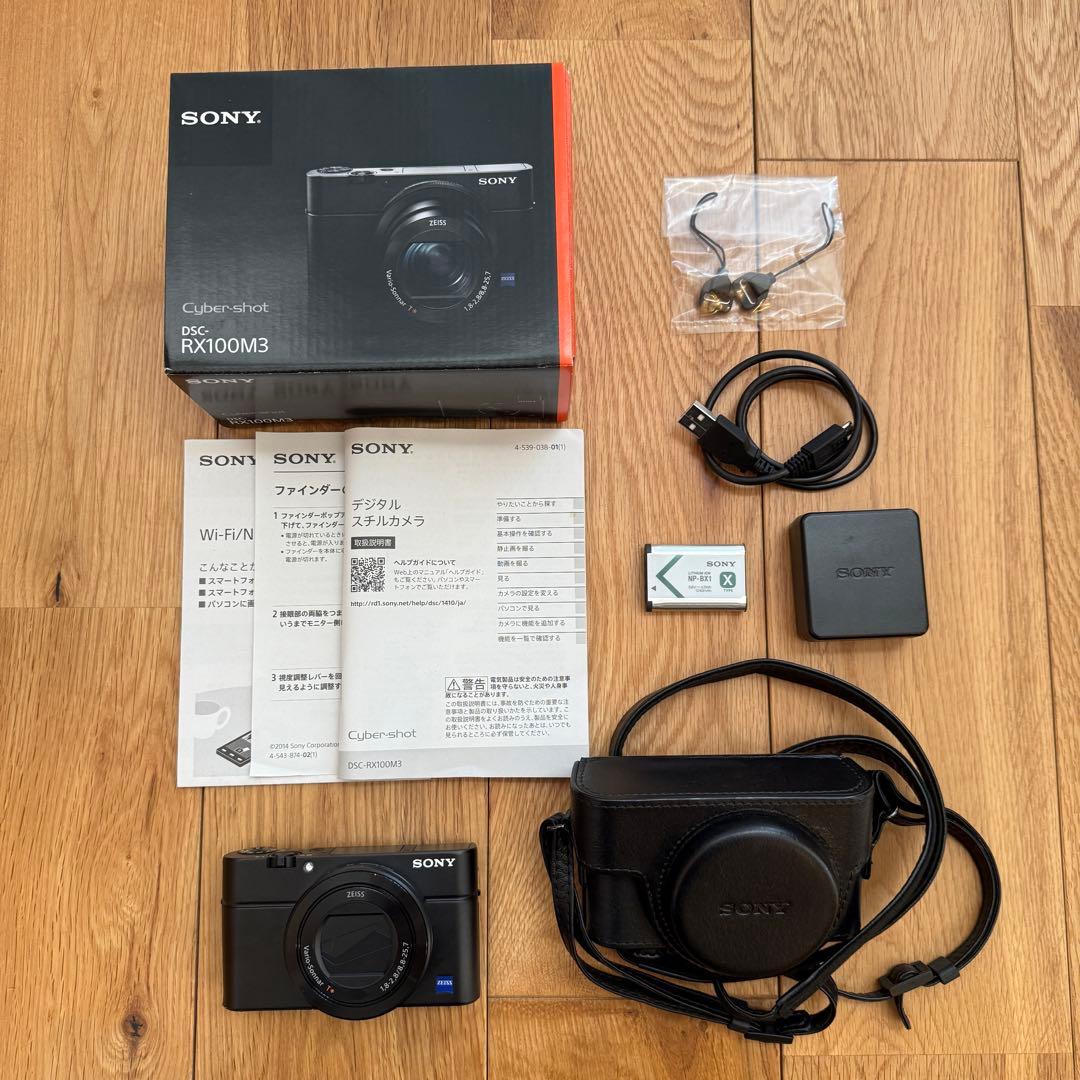 SONY Cyber-shot RX100 M3 純正ケース付き
