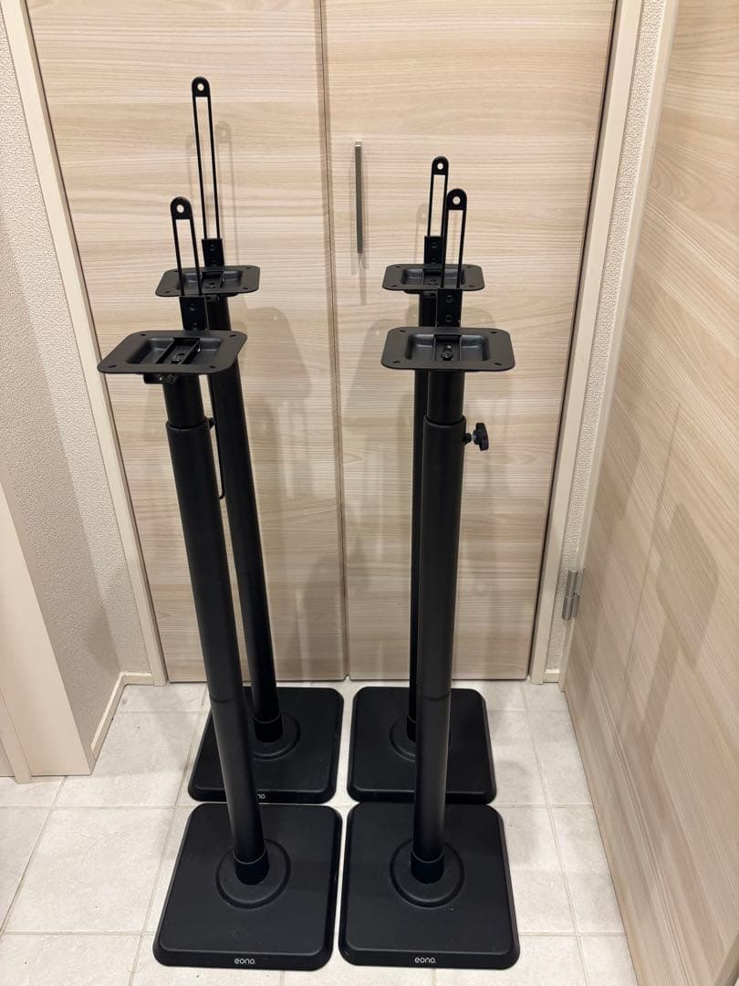 EONO スピーカースタンド ブラック 4本セット