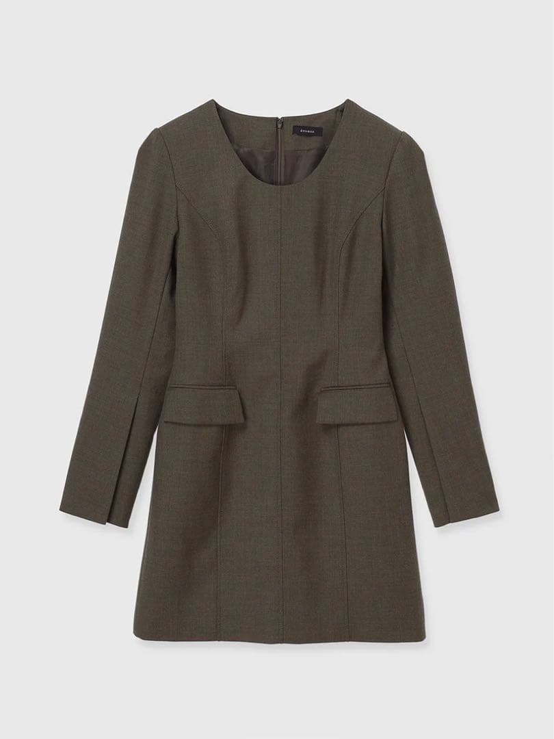 【新品未使用】anuans ボクシーミニワンピース