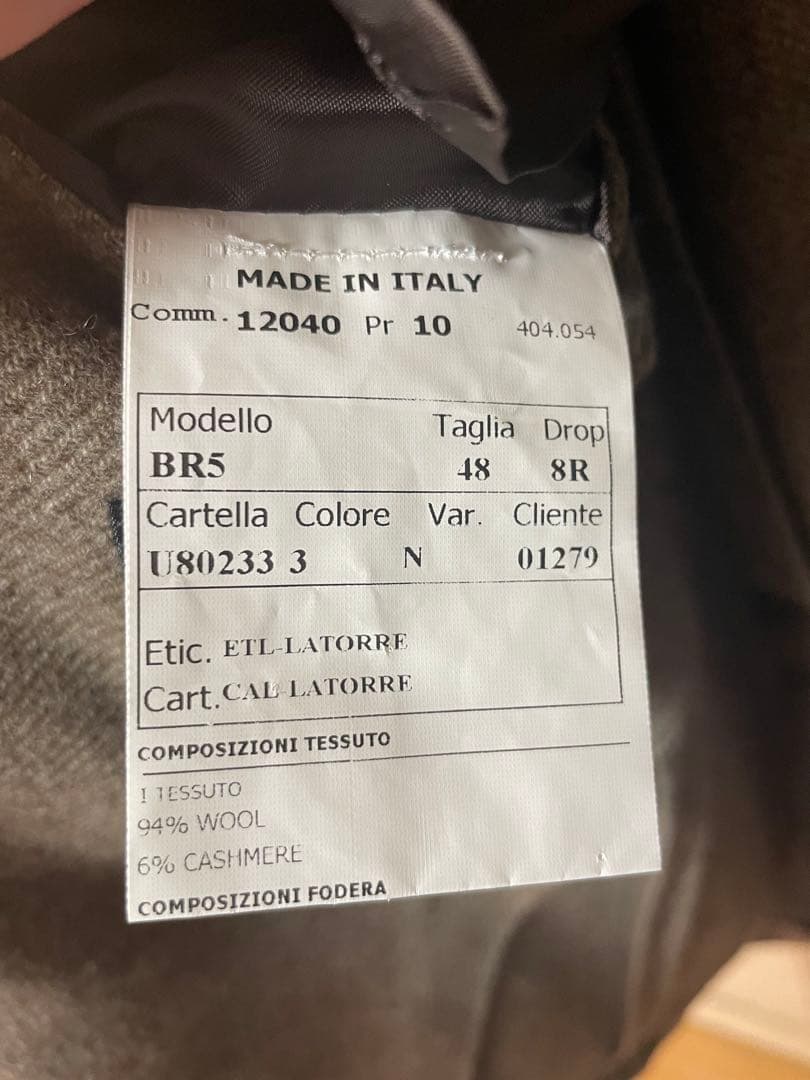 LATORRE ラトーレ　メンズ　ジャケット　48