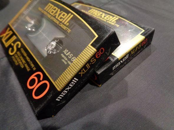 未開封！！ maxell XLⅡ-S60 ハイポジション  カセットテープ ２個