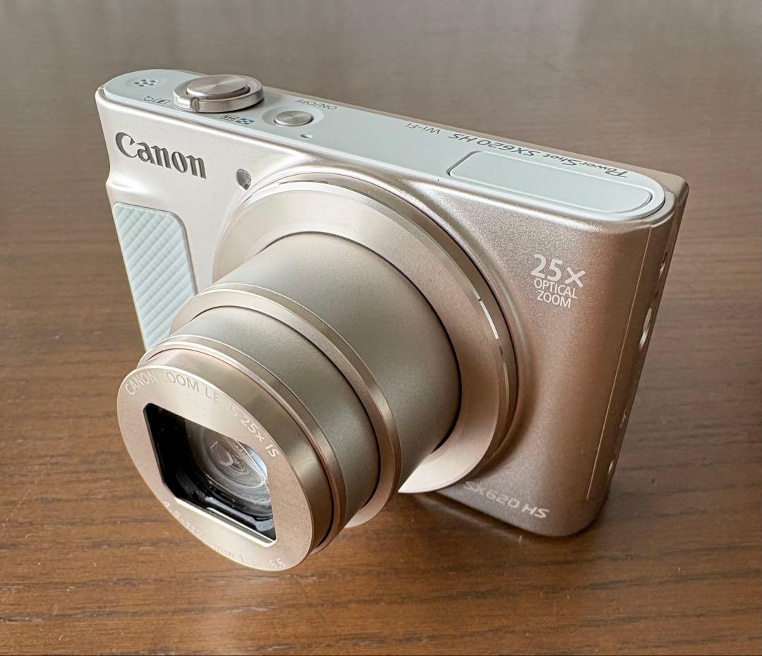 【美品】Canon Power Shot SX620HS デジタルカメラホワイト