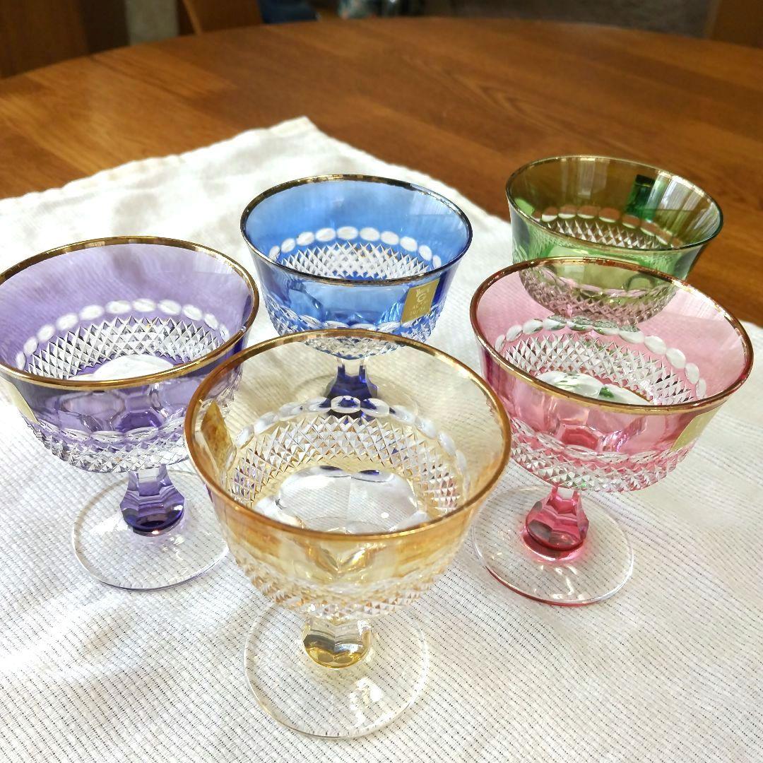 KAGAMI CRYSTAL クリスタルグラス 5個セット