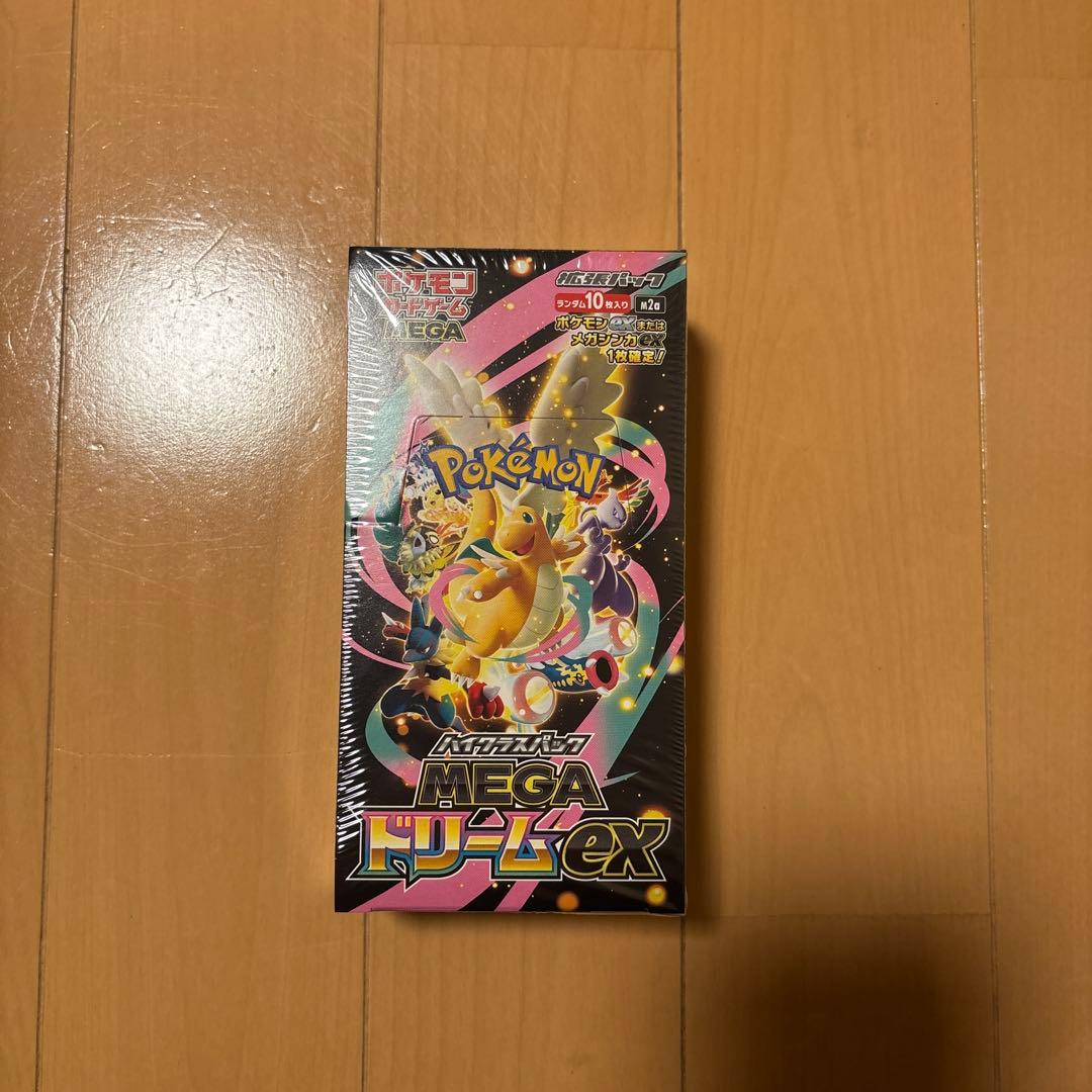 新品未開封 ポケモンカードゲーム MEGAドリームex シュリンク付き 1箱