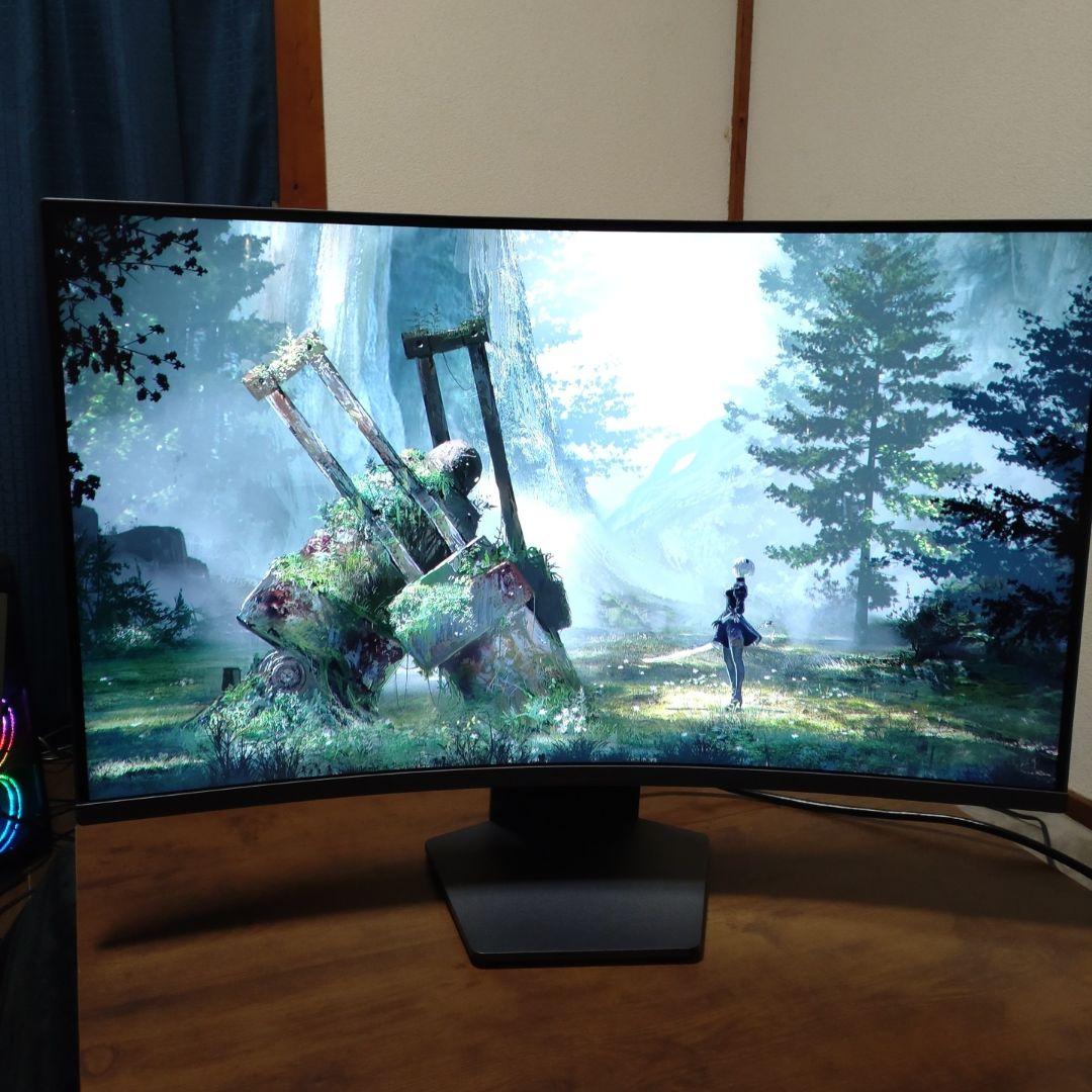 LG ゲーミングモニターUltraGear 32GS60QC-B 31.5インチ