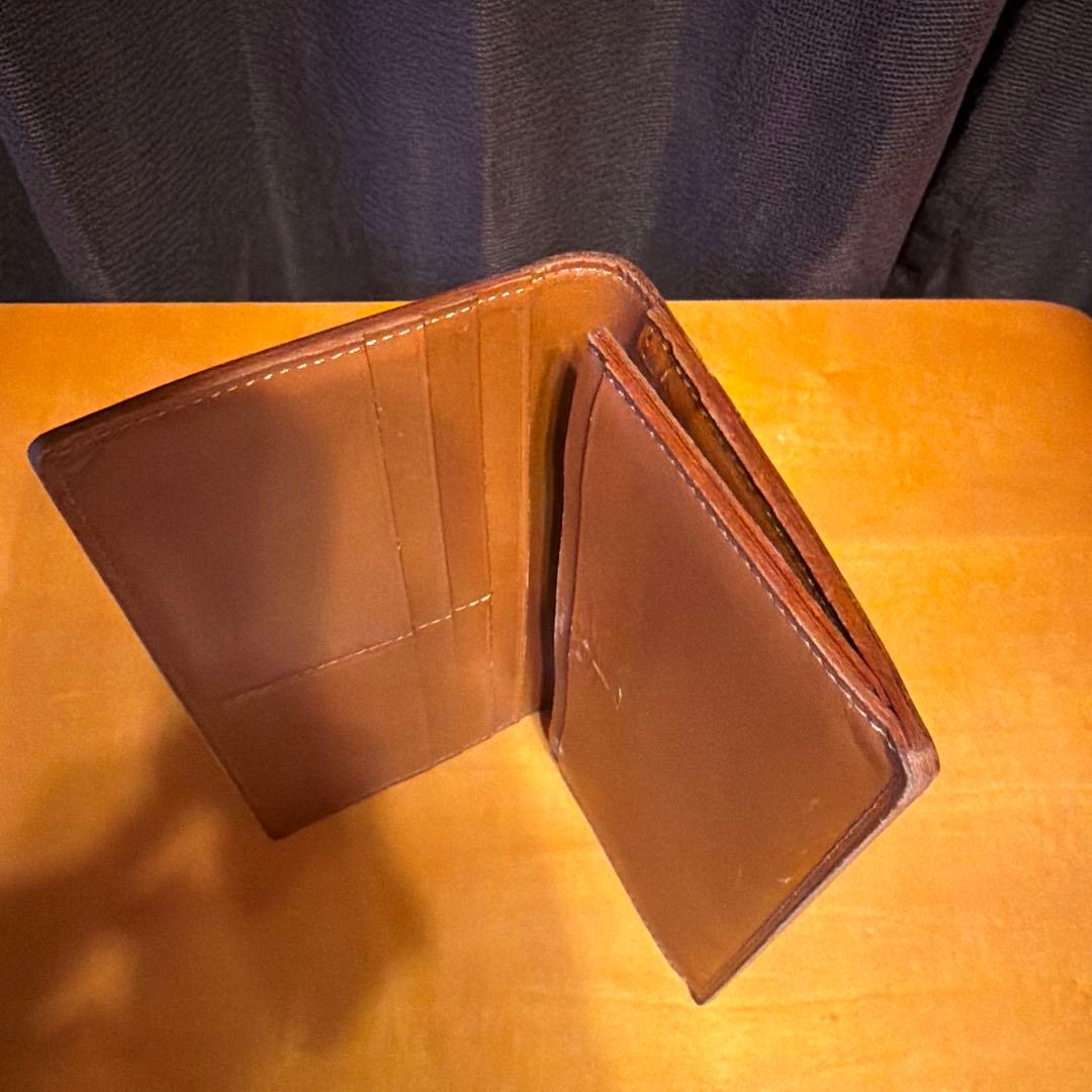 土屋鞄製造所 コードバン 長財布 中ファスナー小銭入れ付