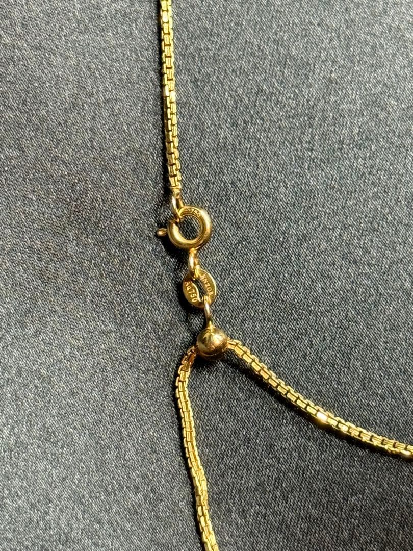 K18(18金/Au750) ネックレス 5g 長さMax55cm(調整可能)