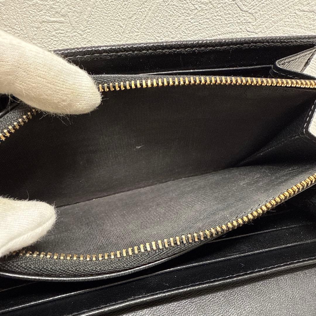 ロバブルガリ　黒 長財布