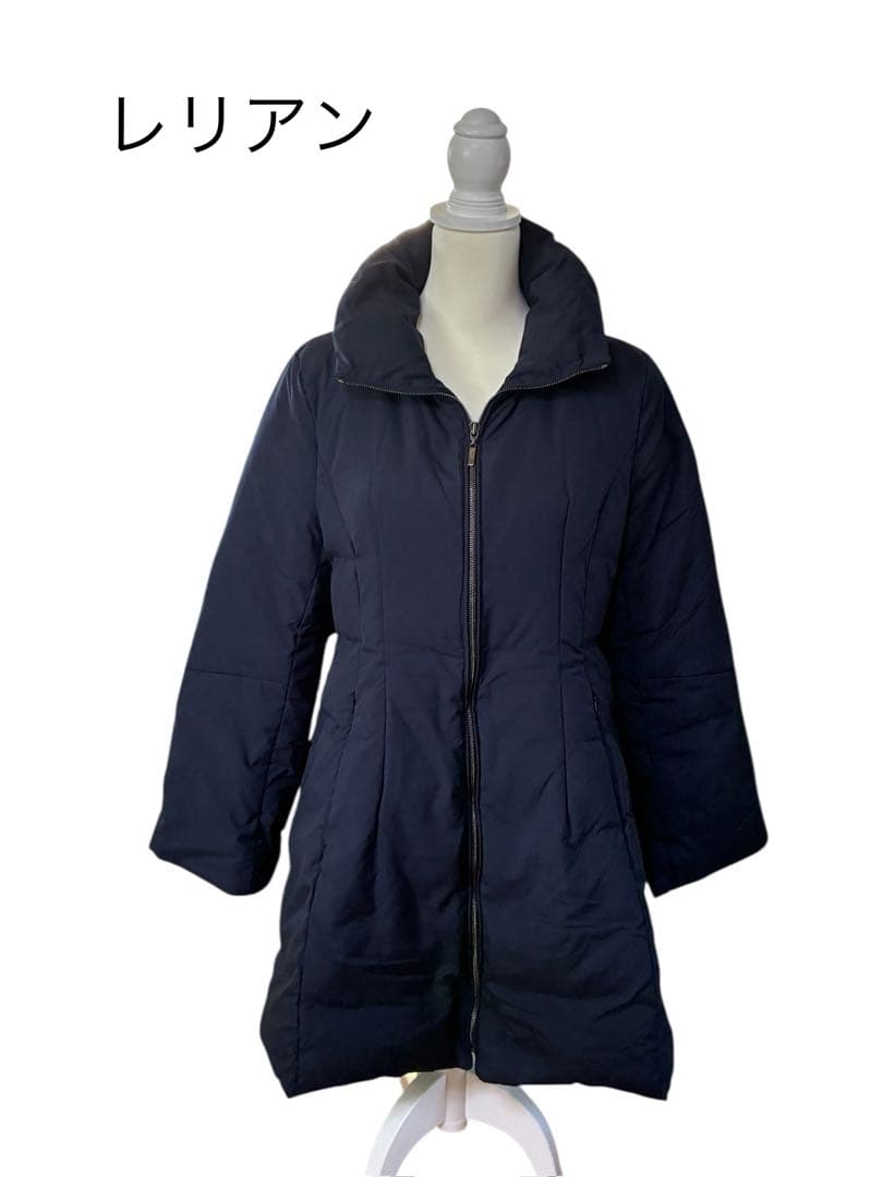 レリアン　ネイビー ダウンコート