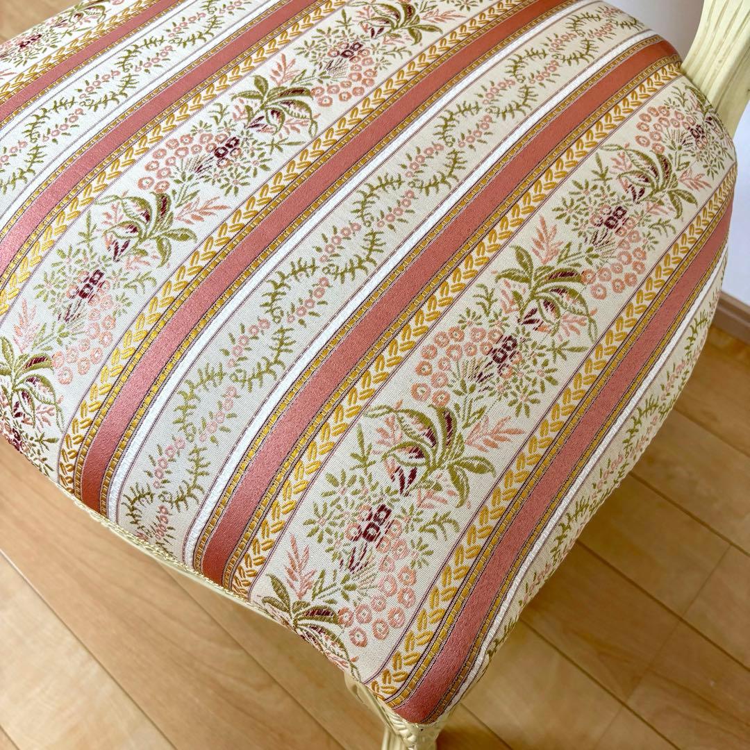 ロココ調 猫脚 ダイニングチェア アンティーク