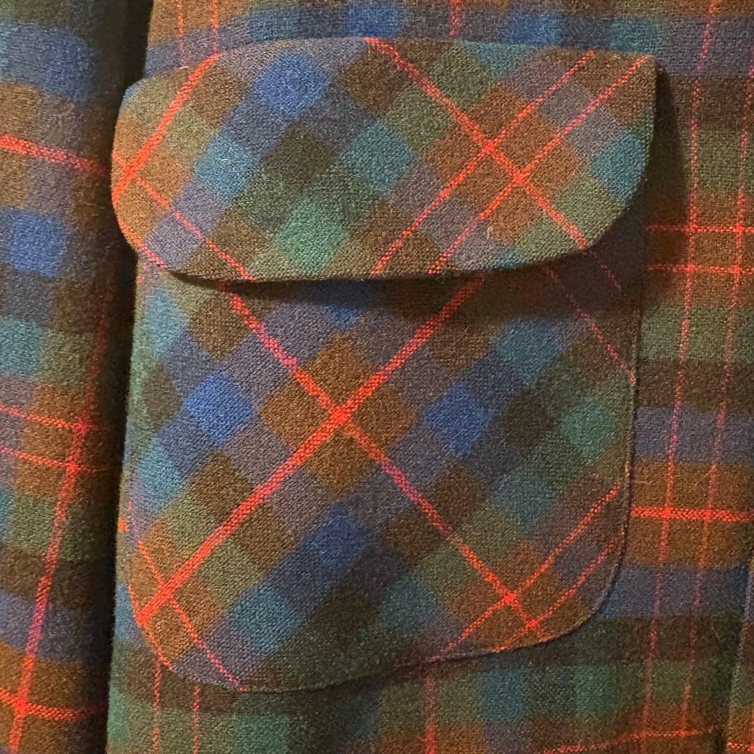 50s PENDLETON オンブレ ボードシャツ Msize