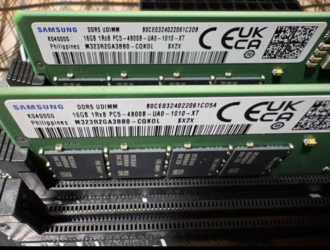 Samsung DDR5-4800 (PC5-38400) 16G×2 32G