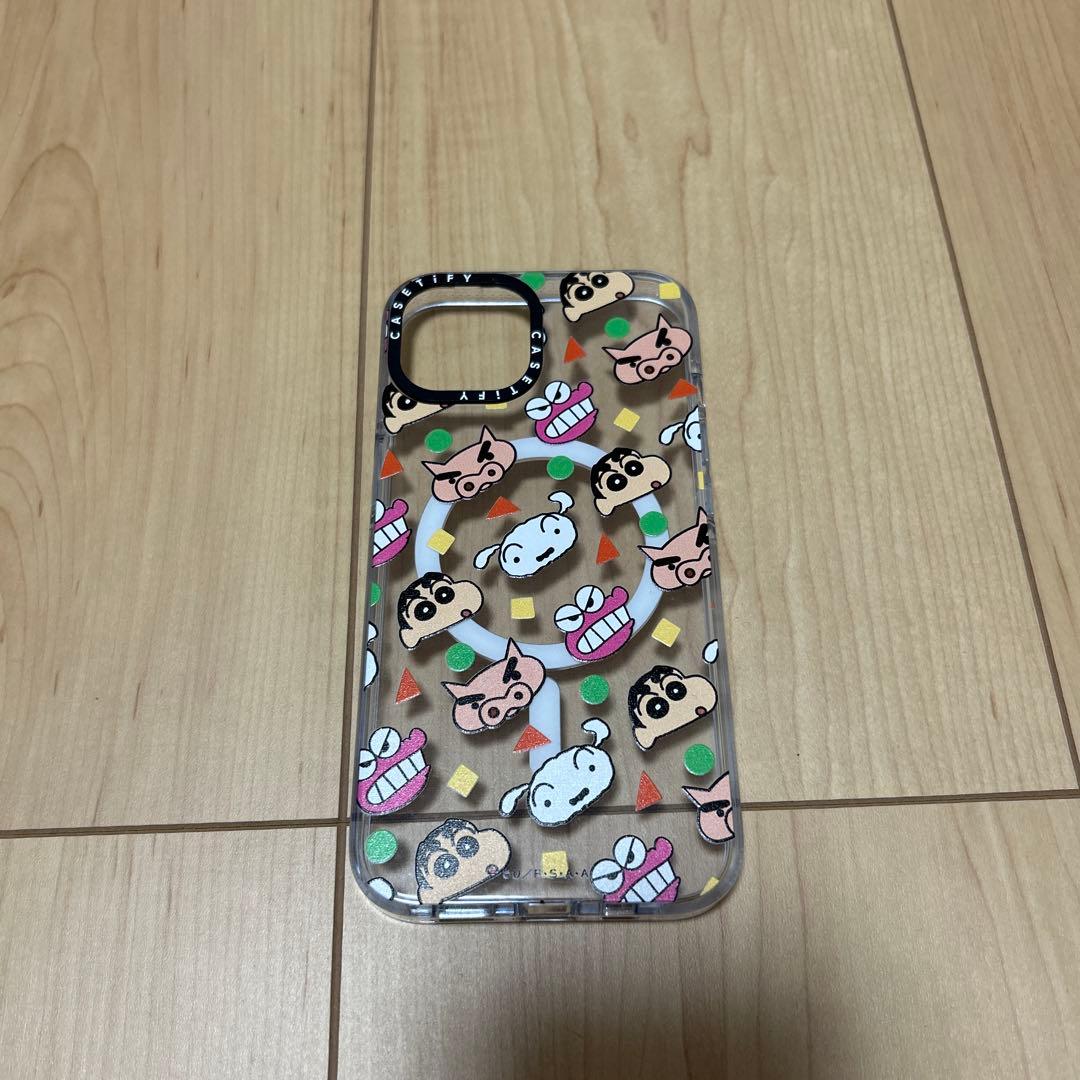 ケースティファイ クレヨンしんちゃん iPhone14 クリアケース