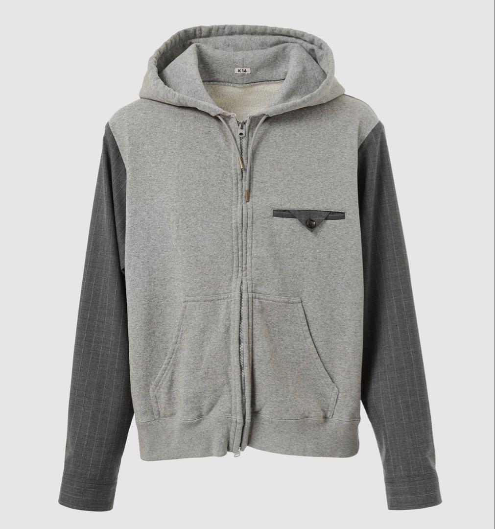 khoki Combination Zip Hoodie コッキ 26ss 3