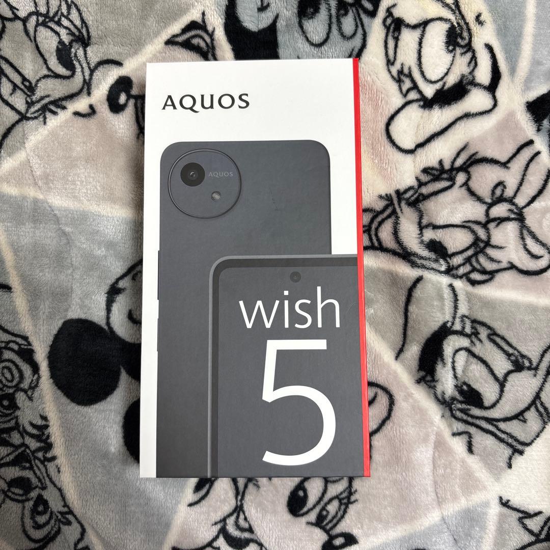 AQUOS wish 5 ブラック