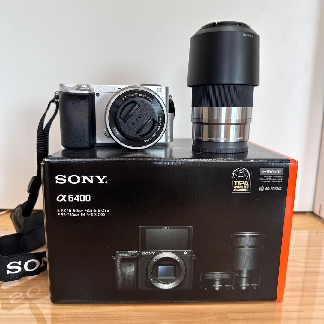 SONY α6400 ミラーレスカメラ 2レンズ付き
