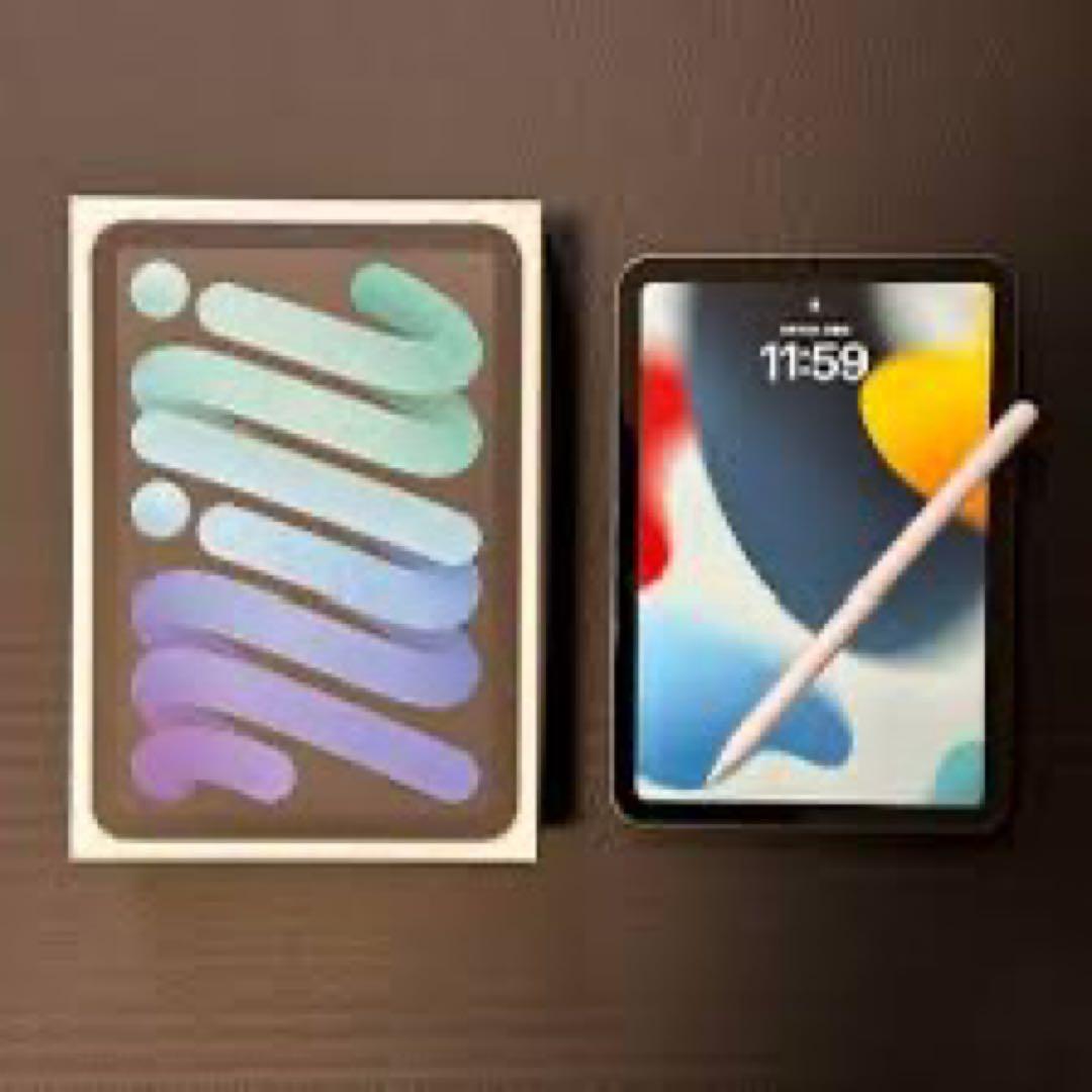 iPad本体 iPad mini 6 64GB & Apple pencil 2