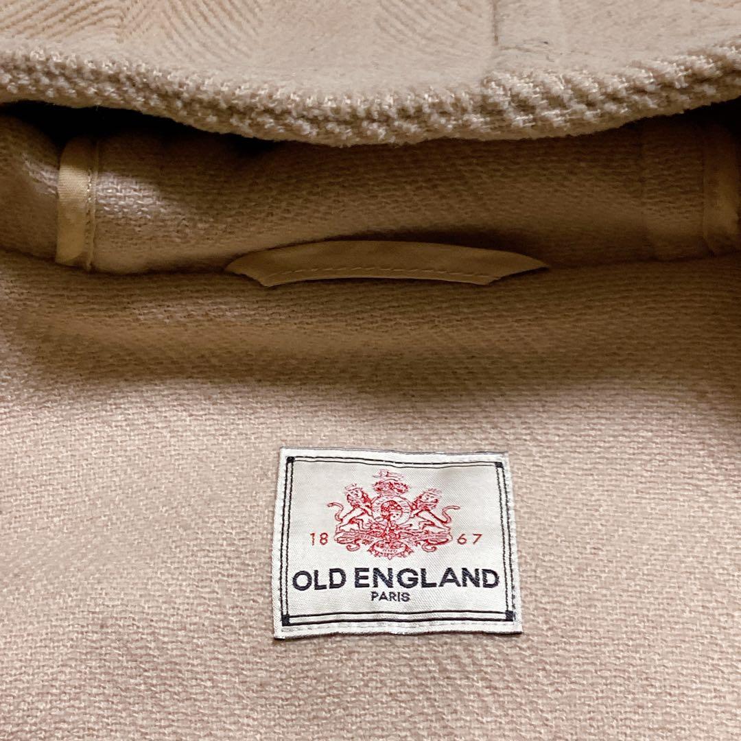 良品☆オールドイングランド　ダッフルコート　ヘリンボーン　鼈甲ボタン　フランス製