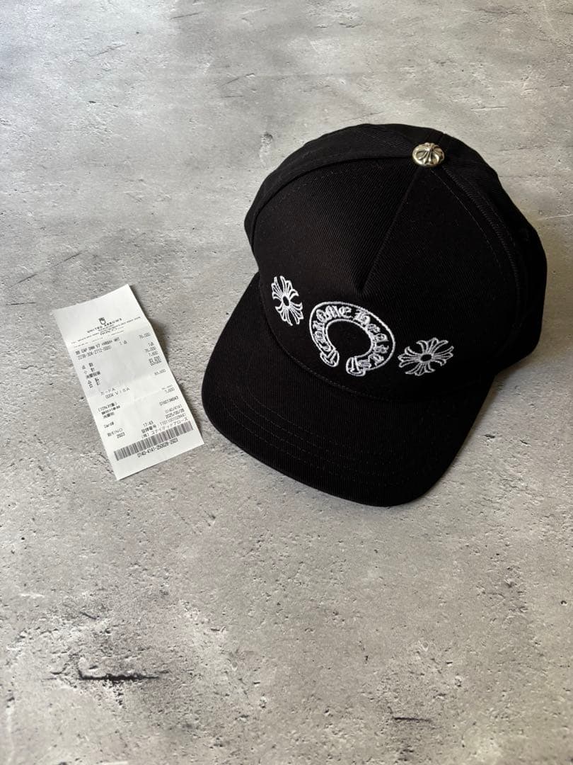 クロムハーツ 　デニムトラッカー 　CHプラスホースシュー　デニムキャップ　帽子