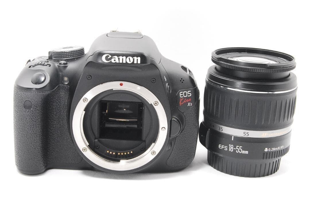 Canon kiss x5 画面反転で自撮り撮影可能！届いてすぐ使える♪