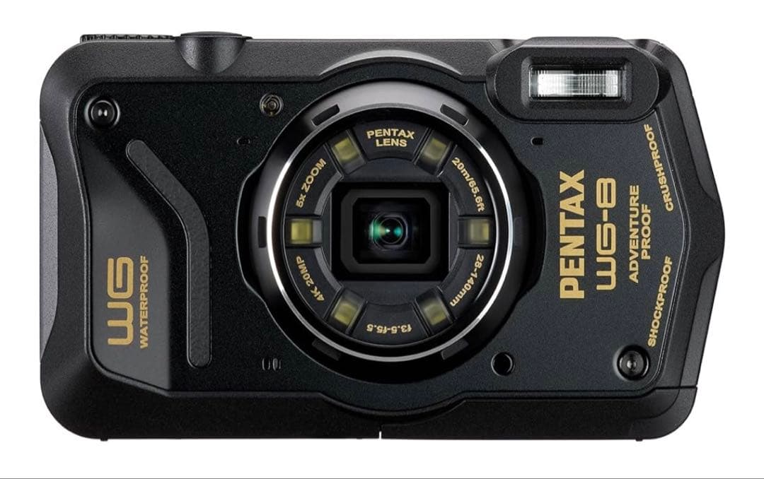 【新品】PENTAX WG-8 ブラック コンパクトデジタルカメラ