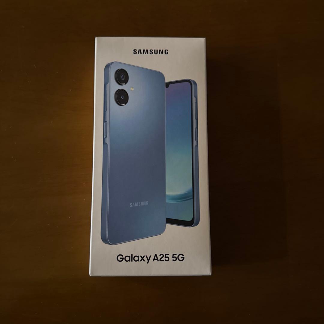 Samsung Galaxy A25 5G 本体 ブルー新品未使用
