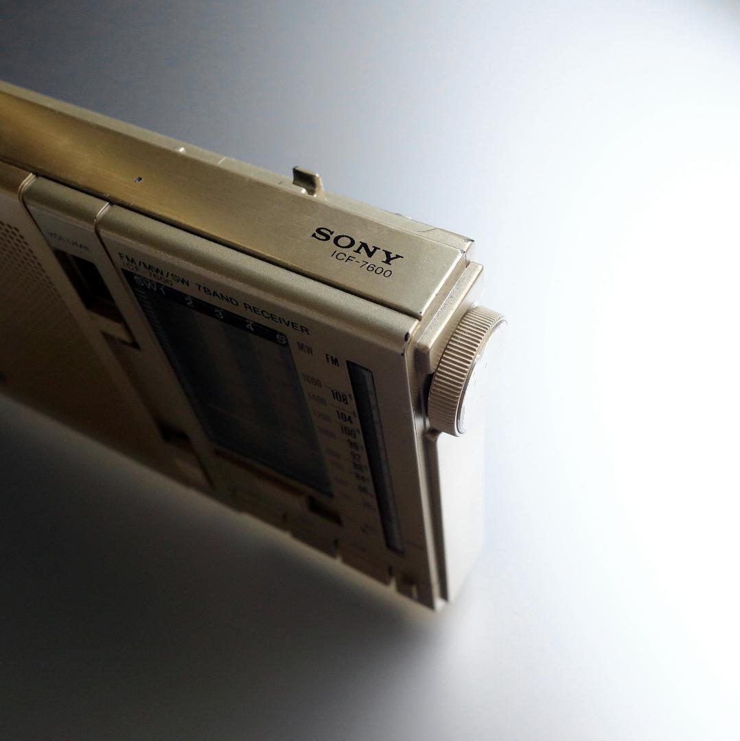 【動作品】ICF-7600 ソニー ラジオ 超希少30万台記念 ヴィンテージ