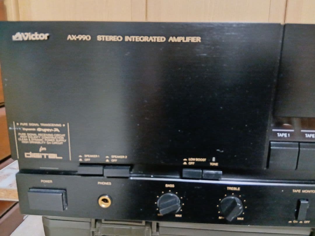 し－よ－つたわか Victor AX-990 ステレオアンプ
