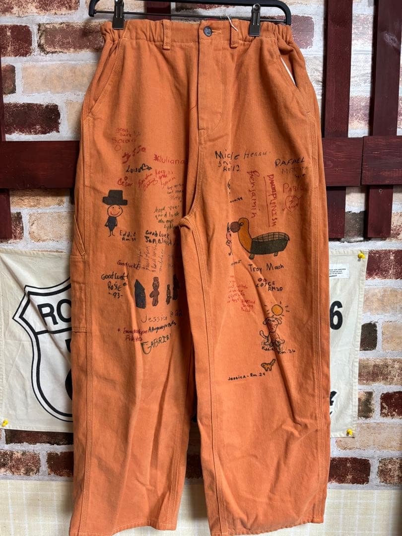 デニム＆ダンガリー DENIM DUNGAREE ラクガキロングパンツ 新品02