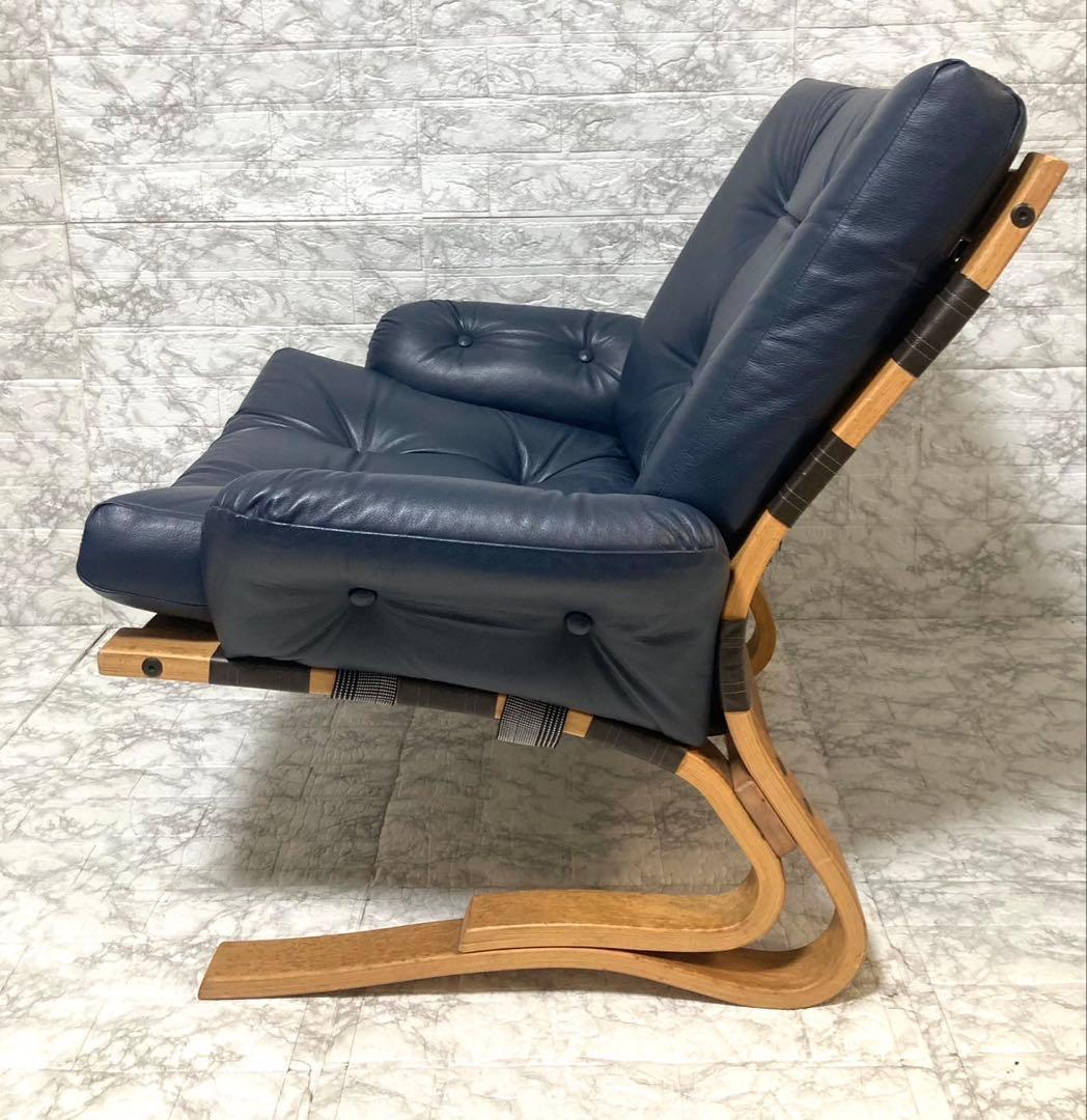 【希少 本革】karimoku domani スカンジナビアン イージーチェア①
