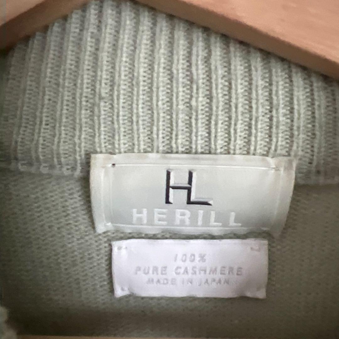 お得　ヘリル19awカシミアモックセーター