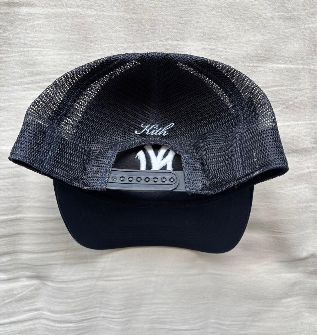 Kith ヤンキース メッシュ キャップ 47 ボディ ネイビー