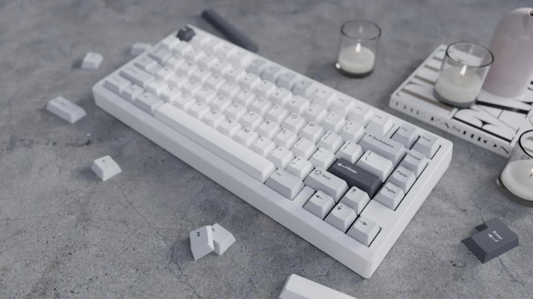 WuqueStudio Gray Skies キーキャップ