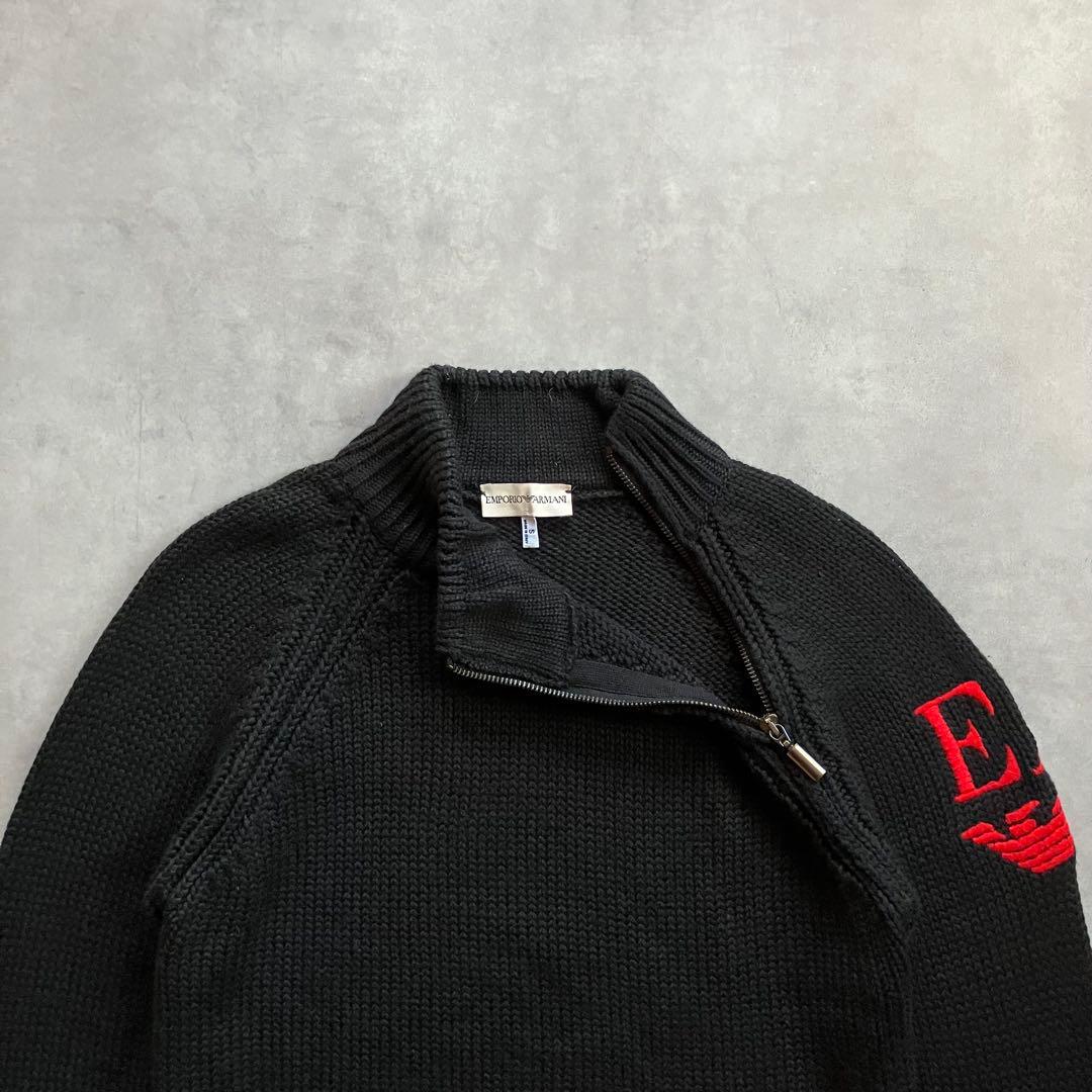 トップス 00s archive emporio armani knit sweater
