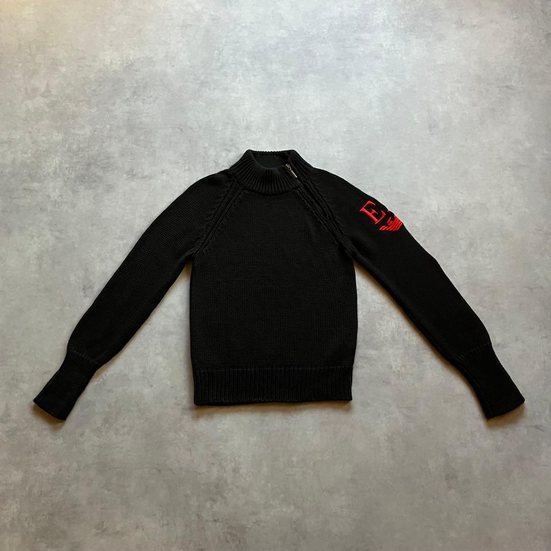 トップス 00s archive emporio armani knit sweater
