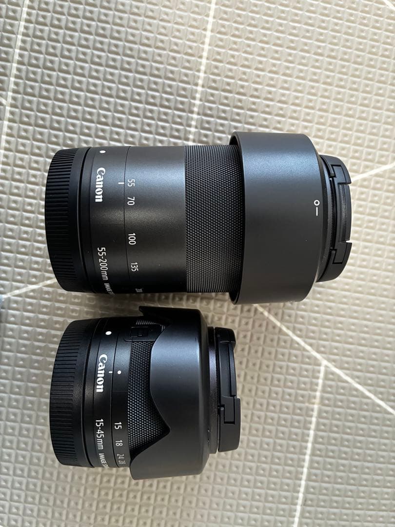 CanonEOS Kiss M ミラーレス一眼 ダブルズームレンズキット