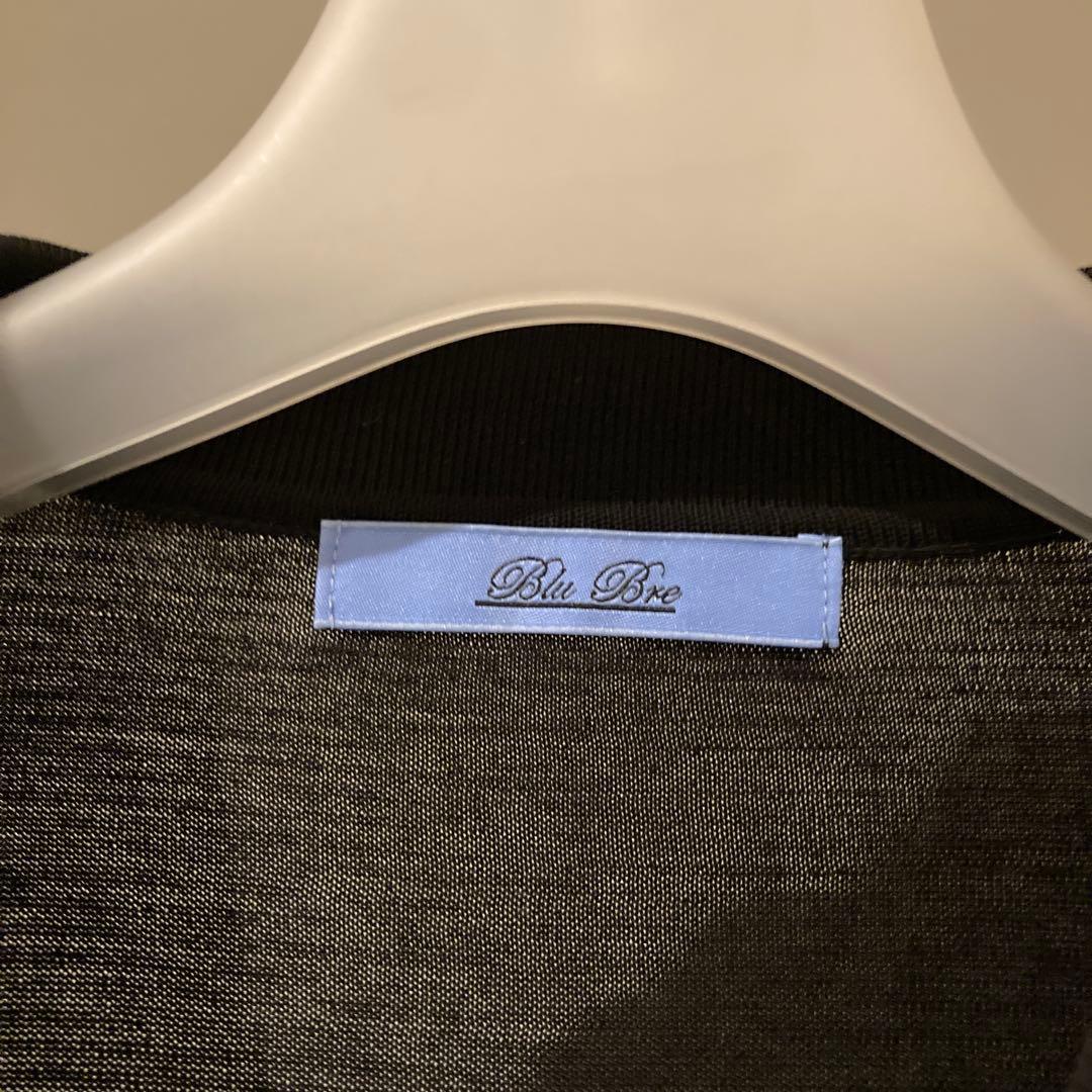 Vandori BluBre オープンカラーサマーニットシャツ ブラック　未使用