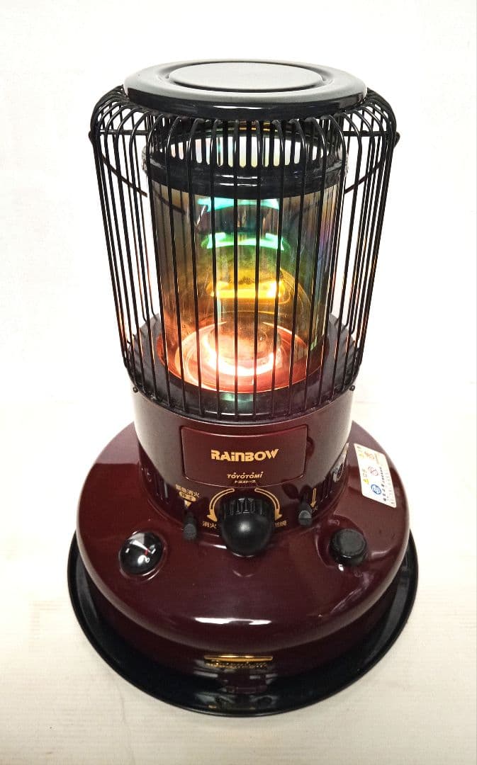 【美品】TOYOTOMI RAINBOW ストーブ ワインレッド