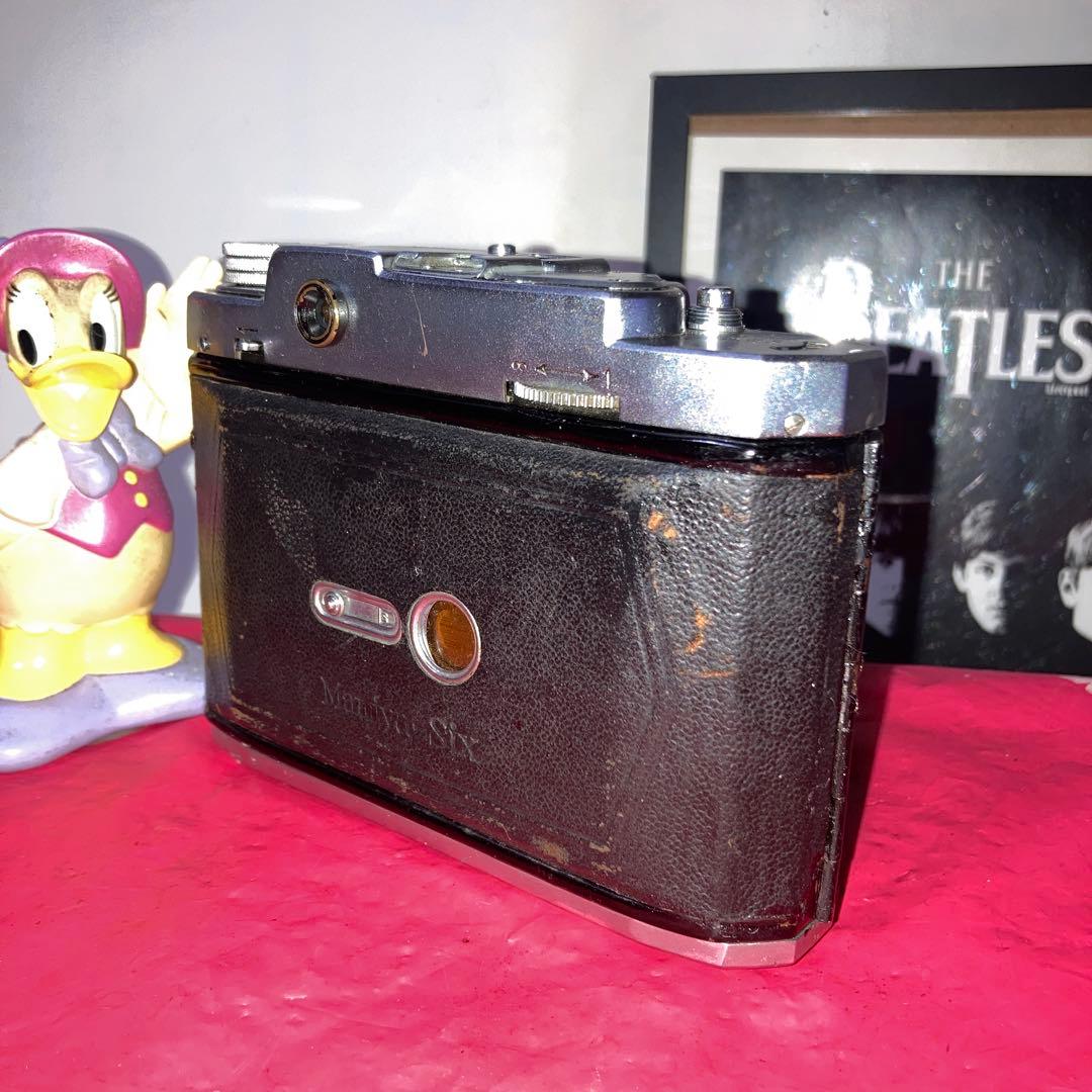 ヴィティージ蛇腹MAMIYA sixレンジファインダー中判カメラ 露出機能動完動