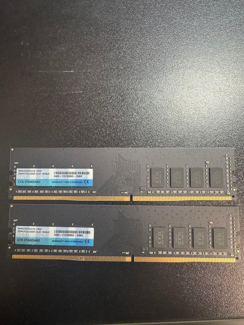 CFD DDR4 32GB（16GB×2）デスクトップメモリ