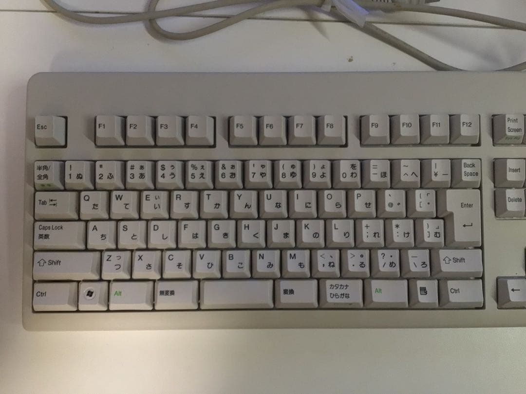 東プレ　キーボード　REALFORCE 108US 日本語配列静電容量無接点方式