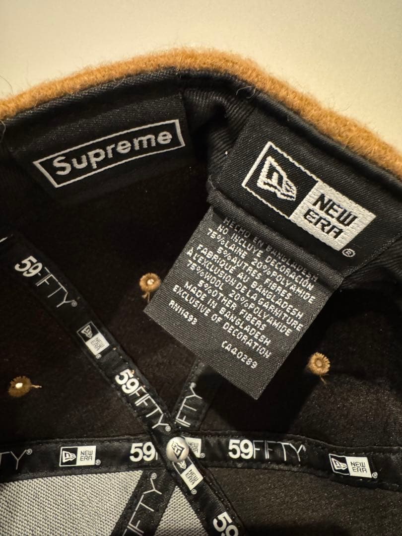 Supreme ブラウンキャップ　7 1/8（56.8センチ）