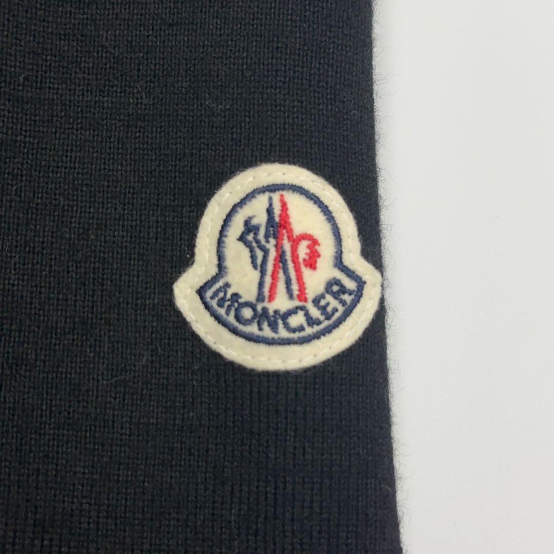 【美品・QR鑑定済み】モンクレール　ニット × ダウンジャケット　ハイブリッド黒