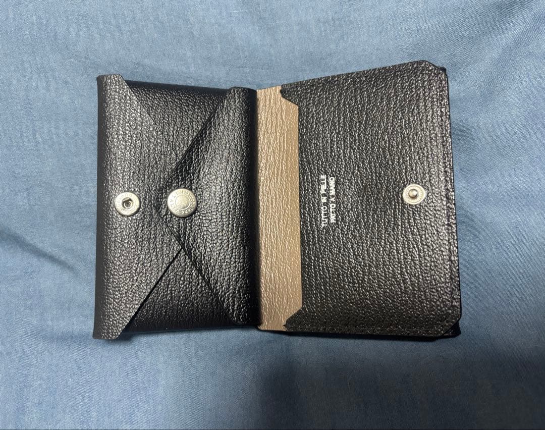 【未使用】L'arcobaleno フォールディウォレット BLACK/GRAY